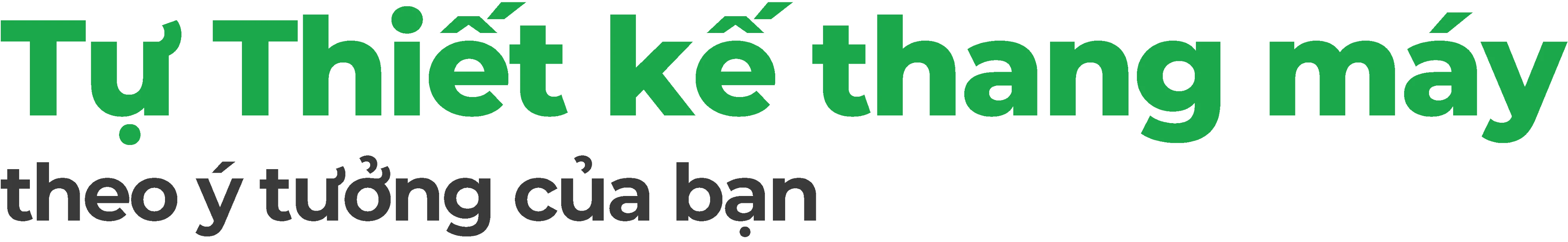 Tự Thiết kế thang máy theo ý tưởng của bạn